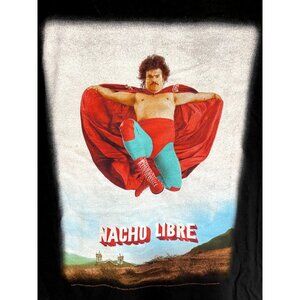 Y2K Nacho Libre Movie Promo T-Shirt Jack Black 2008 Mens 2XL HTF